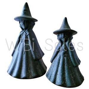 Hyde and EEK! Black Witch Figurines Set Of Two - NWT